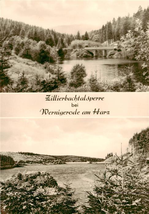 Zillierbach Talsperre Wernigerode Harz Sachsen-Anhalt Zillierbachtalsperre Talsp