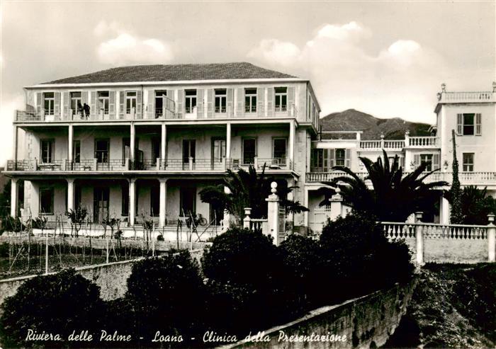 Loano Liguria IT Clinica-della-Presentazione Villa Palmen Garten Balkon Riviera-