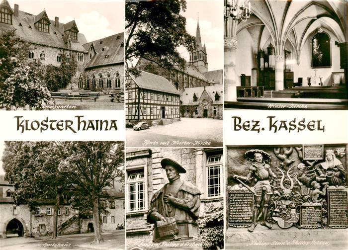 Haina Kloster Kloster Kreuzgarten Kloster-Kirche Kircheninnenraum Amtshaus Denkm