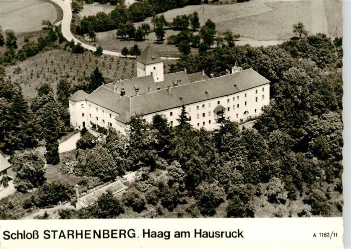 Haag Hausruck AT Schloss-Starhenberg Luftaufnahme Wald Park Schloss Hausruck
