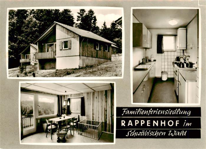 Geschwend Welzheim Wuerttemberg BW Rappenhof Familienferieniedlung Ferienhaus Ku