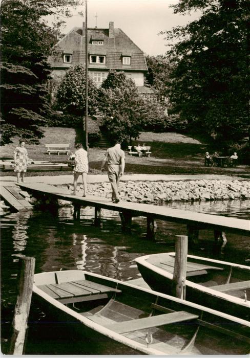 Diensdorf-Radlow Brandenburg FDGB-Erholungsheim Franz-Kirsch Scharmuetzelsee Boo