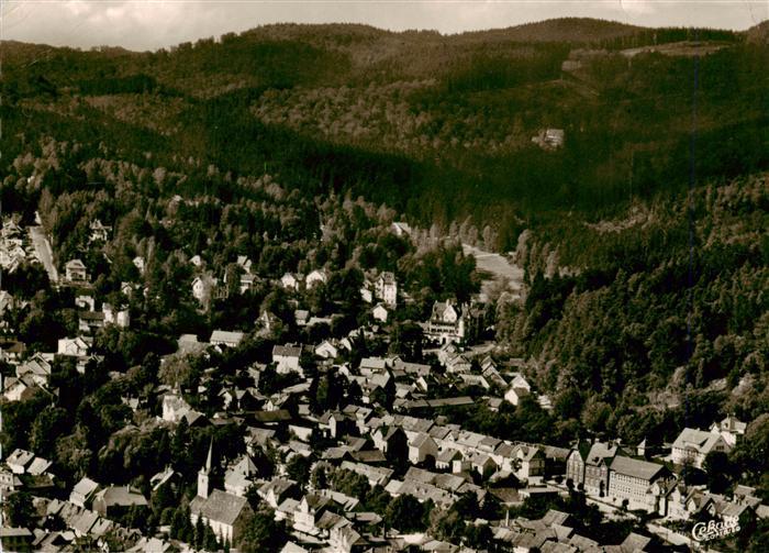 Bad Sachsa Osterode Harz Niedersachsen Fliegeraufnahme Stadtpanorama Kirche Wohn