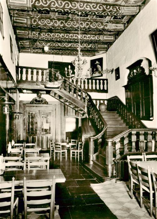 WISMAR Mecklenburg Weinschaenke-Zum-Weinberg Renaissancehaus Holzbalkendecke Tre