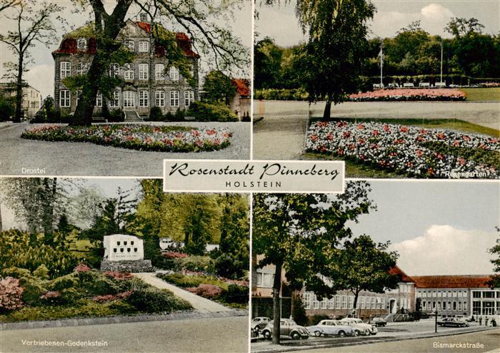 Pinneberg Schleswig-Holstein Drostei Rosengarten Vertriebenen-Gedenkstein Bismar