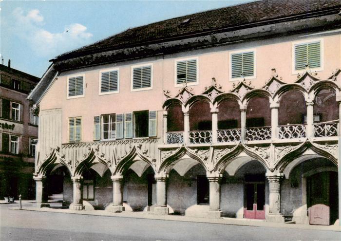 Bruck Mur Steiermark AT Kornmesserhaus Gotik Arkaden Loggia Fassade Platz