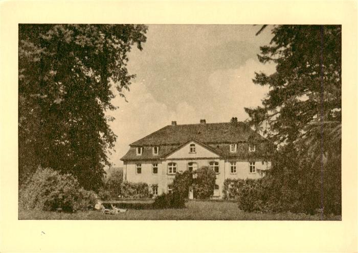Godelheim Hoexter Haus-Brunnen Herrenhaus Weser Baeume Park Gartenanlage