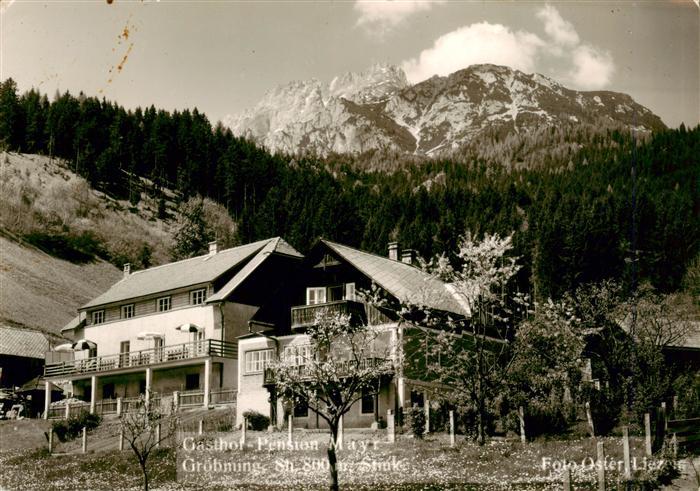 Groebming Liezen Steiermark AT Gasthof-Pension-Mayr Berge Wald Alpen Talblick