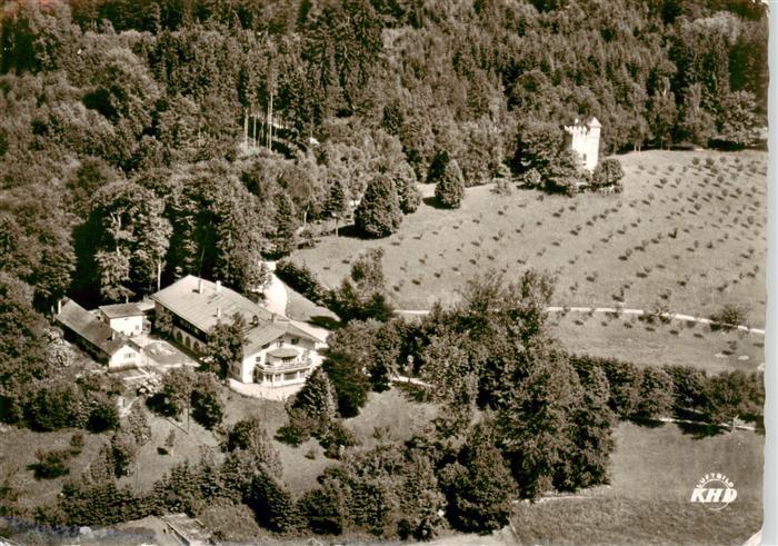 Hohenfried Feldkirchen-Westerham DRK-Erholungsheim Hohenfried Fliegeraufnahme Wa