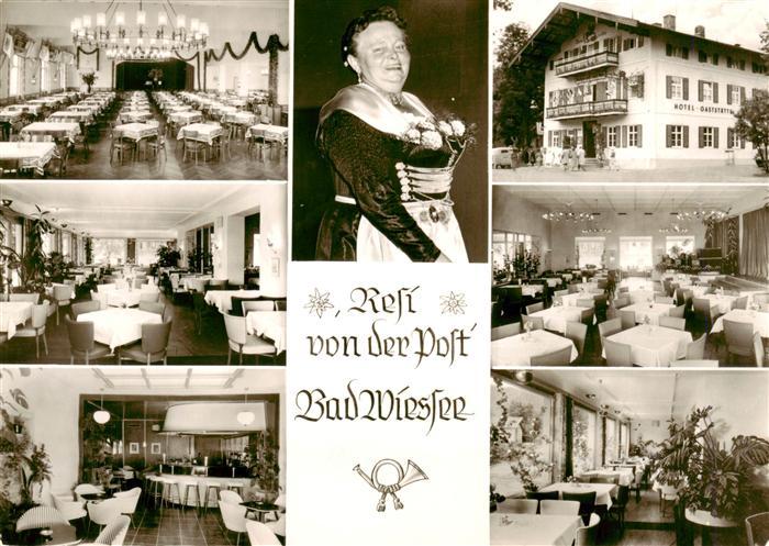 BAD WIEssEE Tegernsee Bayern Resi-von-der-Post Hotel-Gaststaette-zur-Post Restau