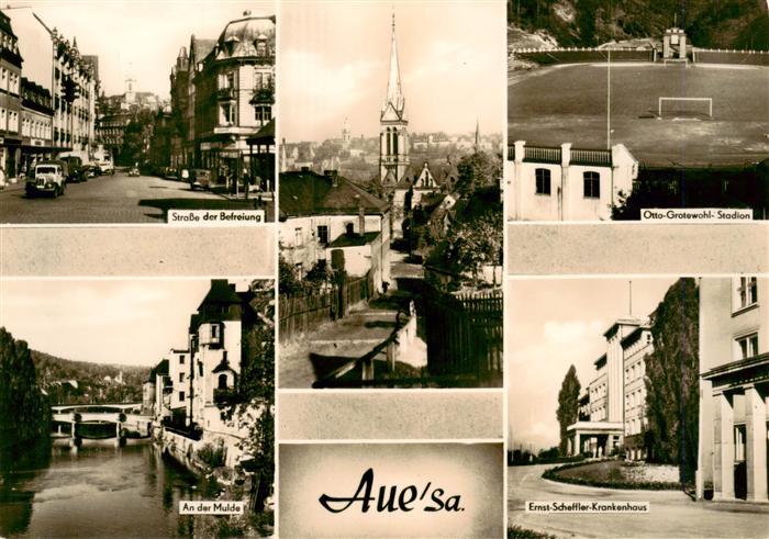 Aue Sachsen Strasse-der-Befreiung Otto-Grotewohl-Stadion Ernst-Scheffler-Kranken