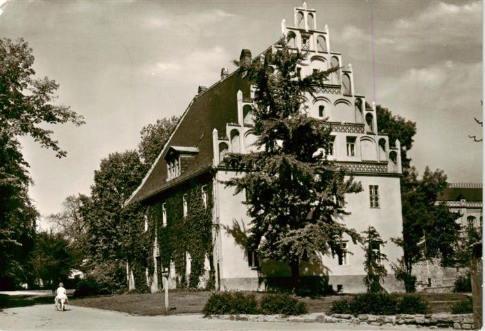 ALTENBURG  (S.A.) Thueringen Pohlhof Herrenhaus Baeume Park Fachwerkbau