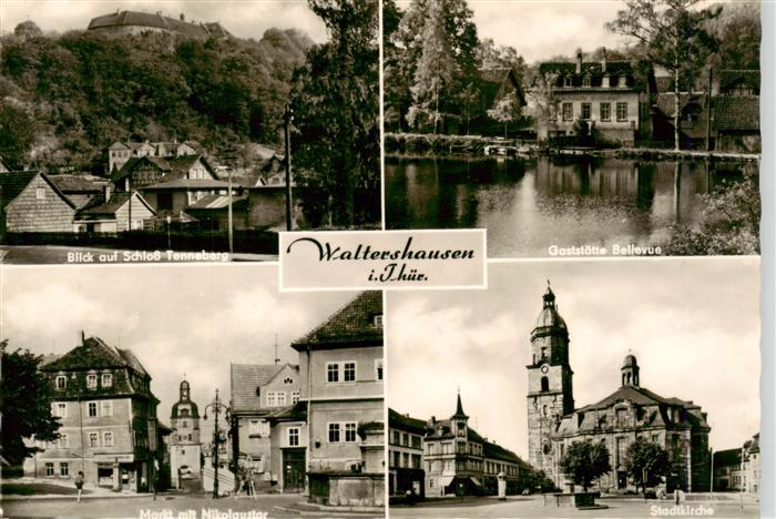 Waltershausen Gotha Thueringen Schloss-Tenneberg Gaststaette-Bellevue Nikolausto