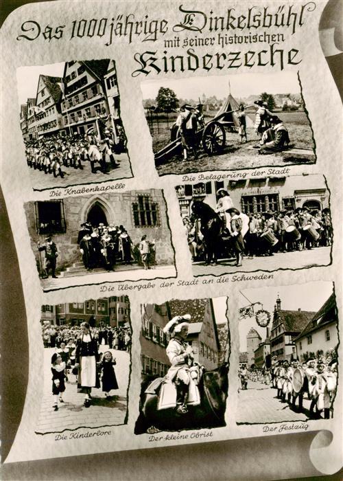 DINKELSBueHL Kinderzeche Knabenkapelle Belagerung Schweden Stadtuebergabe Kinder