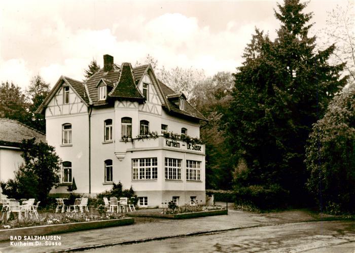 Bad Salzhausen Nidda Wetteraukreis Hessen Kurheim-Dr-Suesse Fachwerkhaus Villa G