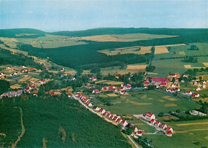 Neuhaus Solling Holzminden Weser Niedersachsen Luftaufnahme Ortschaft Solling Wa