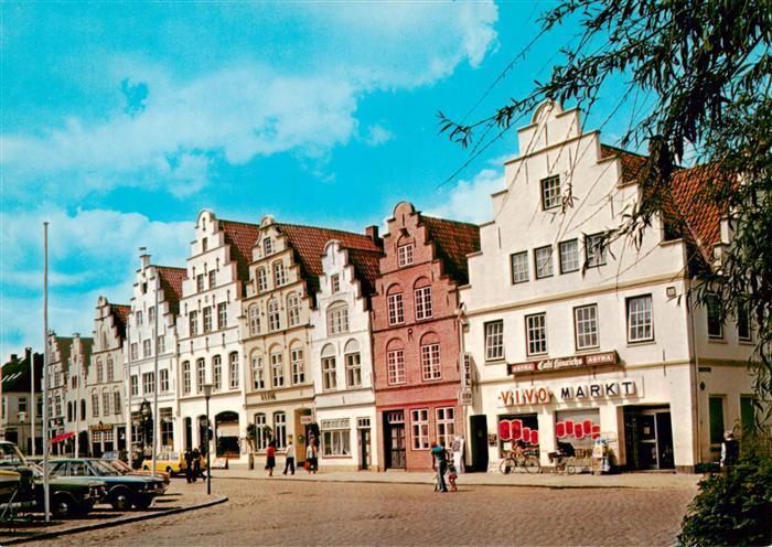 Friedrichstadt Eider Nordfriesland Schleswig-Holstein Markt Giebelhaeuser Hollae
