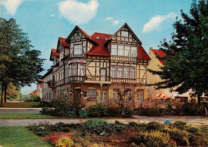 BAD SOODEN-ALLENDORF Hotel-Schaper Restaurant-Faesschen Fachwerk Gradierwerk Par