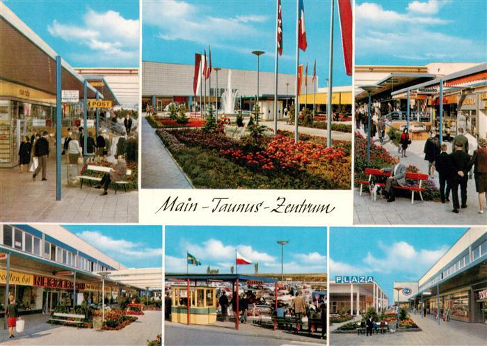 BAD SCHWALBACH Hessen Einkaufszentrum Main-Taunus-Zentrum Post Brunnen Blumenbee