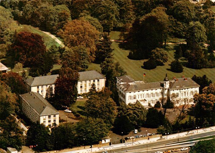 BONN Rhein Palais-Schaumburg Bundeskanzler Fliegeraufnahme Schlosspark Villa Deu