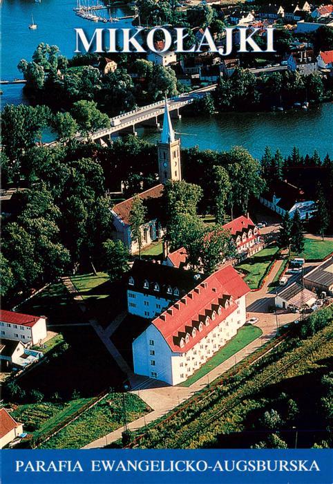 Langengrund Dlugi Grad Parafia-Ewangelicko-Augsburska Kirche See Bruecke Luftauf