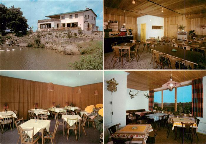 Huettenfeld Landgasthof-Am-Seefeld Teich Gaststube Gastraum Kegelbahn Restaurant