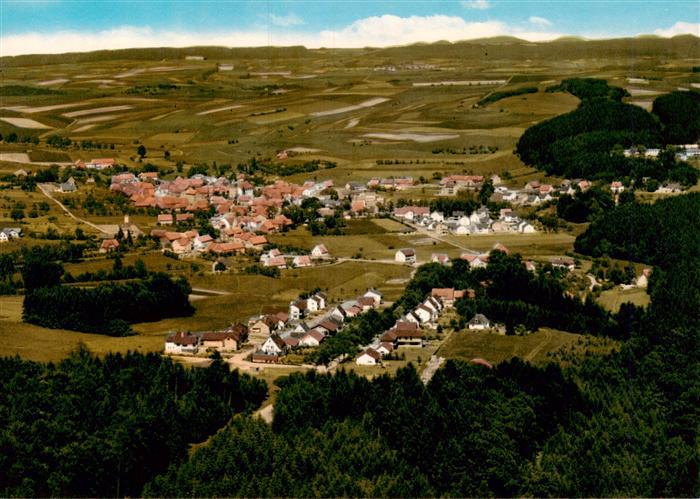 Voehl Edersee Waldeck-Frankenberg Hessen Fliegeraufnahme Dorf Felder Wald Wohnha