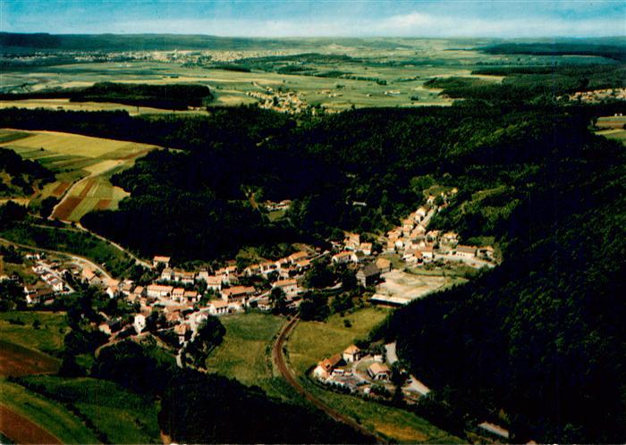 Thalitter Voehl Waldeck-Frankenberg Hessen Fliegeraufnahme Dorf Felder Wald Hueg