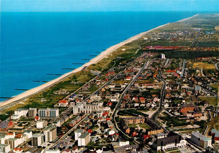 WESTERLAND Sylt Fliegeraufnahme Nordsee Strand Buhnen Badeort Sylt Wohnhaeuser S