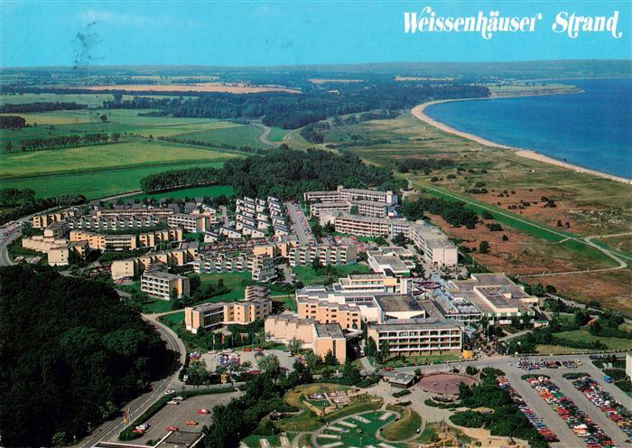 Weissenhaeuser Strand Ostseebad Wangels Ostholstein Fliegeraufnahme Ferienanlage