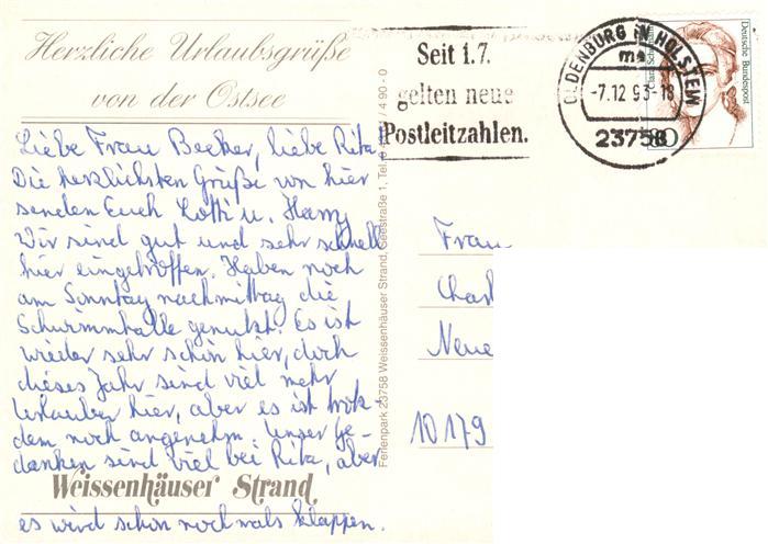 Weissenhaeuser Strand Ostseebad Wangels Ostholstein Fliegeraufnahme Ferienanlage – Bild 2