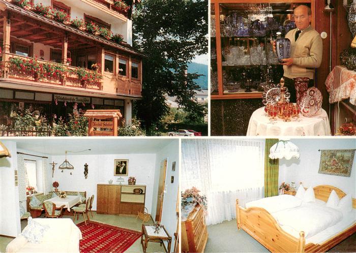 BERCHTESGADEN Bayern Kristall-Haus-Schober Ferienwohnung Balkon Blumen Kristallg