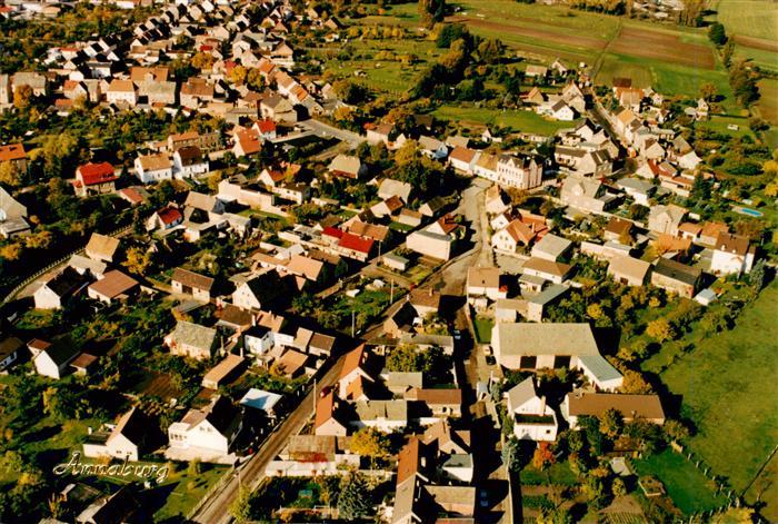 Annaburg Fliegeraufnahme Dorf Haeuser Felder Herbst