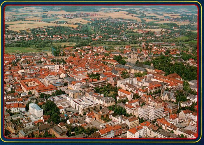 FULDA Hessen Fliegeraufnahme Barockstadt Dom Altstadt Kirche Felder