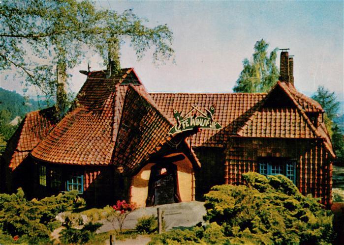 BAD HARZBURG Niedersachsen Kaffeehaus-Winuwuk Waldstrasse Fachwerkhaus Garten Wa