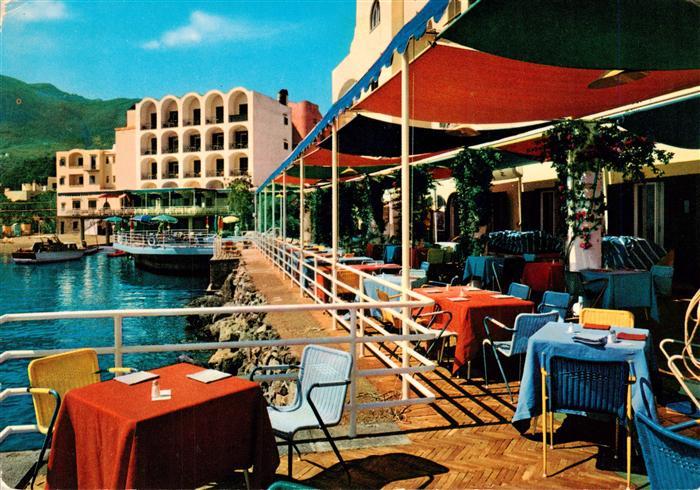 Lacco Ameno ISCHIA Isla Napoli Campania IT Hotel-Sporting Terrasse Hafen Boote M