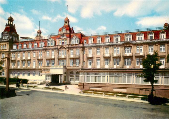BAD WILDUNGEN Hessen Hotel-Fuerstenhof Gruenderzeitbau Tuermchen Mansarddach Fas