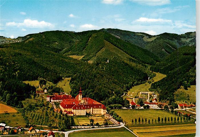 Stift Rein Kloster Steiermark AT Zisterzienserstift Kloster Luftbild Berge Wald