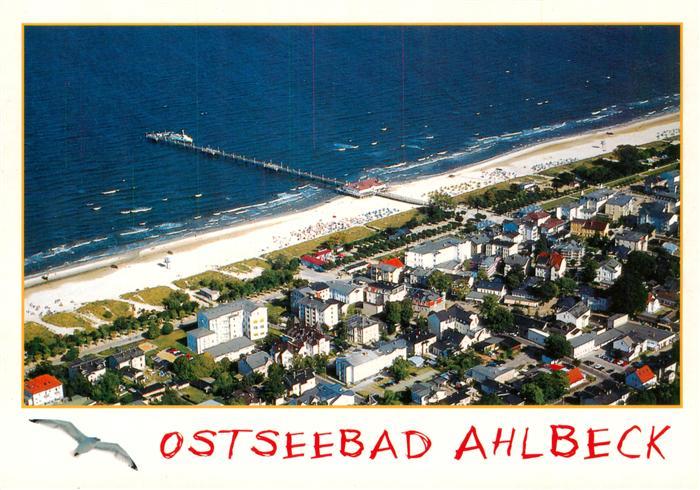 Ahlbeck Uecker-Randow Mecklenburg-Vorpommern Strand Seebruecke Ostsee Ortschaft