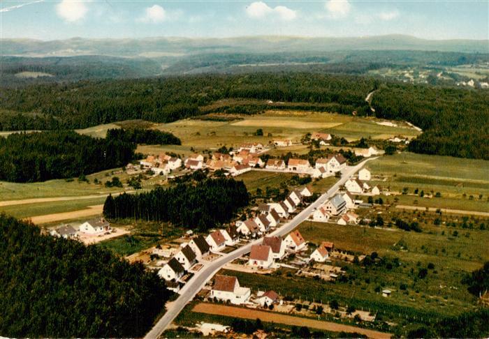Langensohl Gasthaus-Pension Pfaelzer-Wald Dorf Felder Wald Fliegeraufnahme