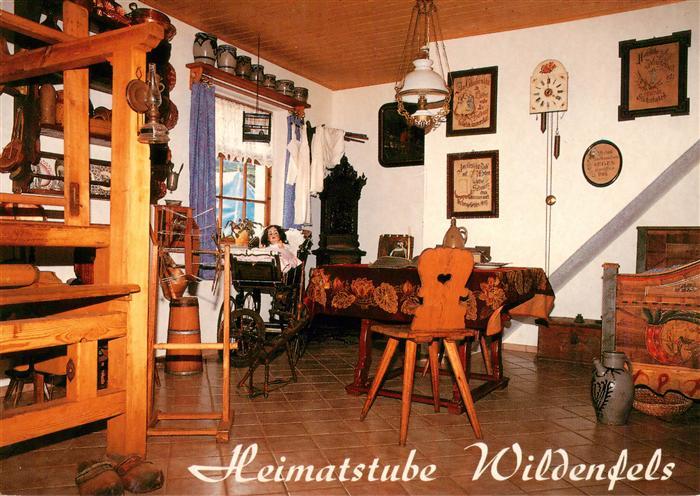 Wildenfels Heimatstube Volkskundemuseum Webstuhl Spinnrad Kachelofen Bauernstuhl