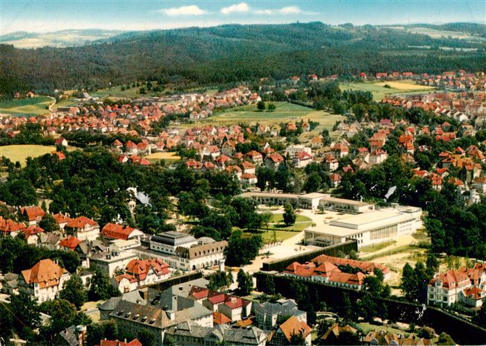 BAD SALZUFLEN Lippe NRW Kurpark Kurparkeingang Luftbild Kurhaus Altstadt Waelder
