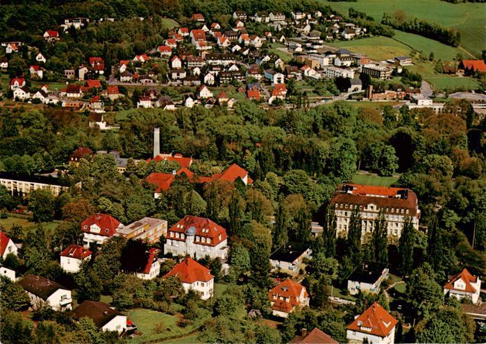 Bad Eilsen Schaumburg Niedersachsen Luftbild Kurort Villen Baeume Schornstein Ku