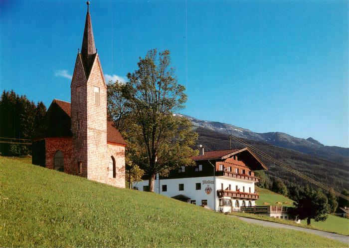 Tulfes Hall Innsbruck Tirol AT Alpengasthof-Windegg Pension Kirche Berge Wald Wi