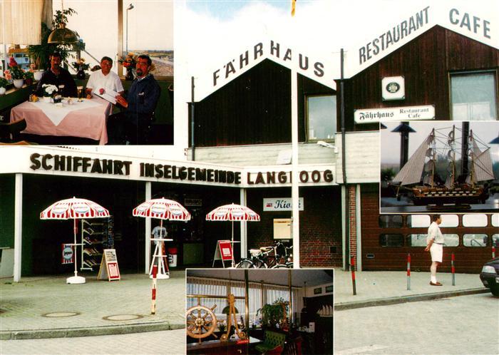 Bensersiel Esens Wittmund Niedersachsen Faehrhaus Restaurant Cafe Schiffahrt-Ins