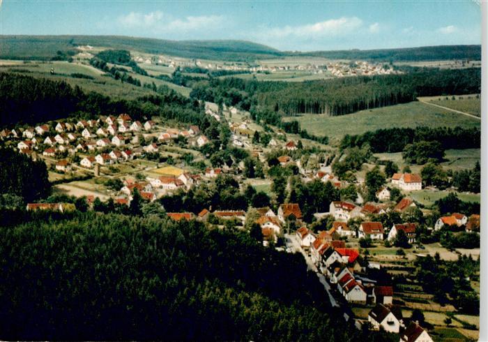 Neuhaus Solling Holzminden Weser Niedersachsen Solling Luftaufnahme Dorf Wald Ta