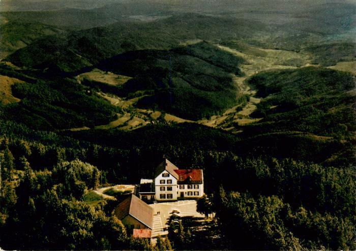 Hochblauen Gasthaus Badenweiler BW Hotel-Hochblauen Schwarzwald Luftaufnahme Ber
