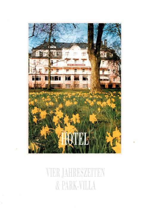 BAD KIssINGEN Hotel-Vier-Jahreszeiten Park-Villa Narzissen Fruehling Jugendstil-