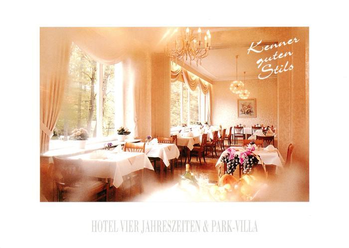 BAD KIssINGEN Hotel-Vier-Jahreszeiten Restaurant Innenraum Kronleuchter Speisesa