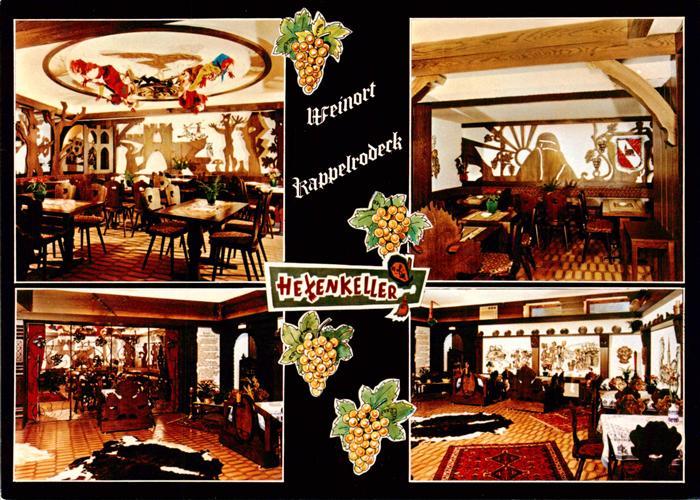Kappelrodeck Ortenaukreis BW Hexenkeller Weinlokal Gaststube Trauben-Dekoration